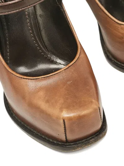 Pre-owned Louis Vuitton 2024 100mm Two-tone Pumps In Brown