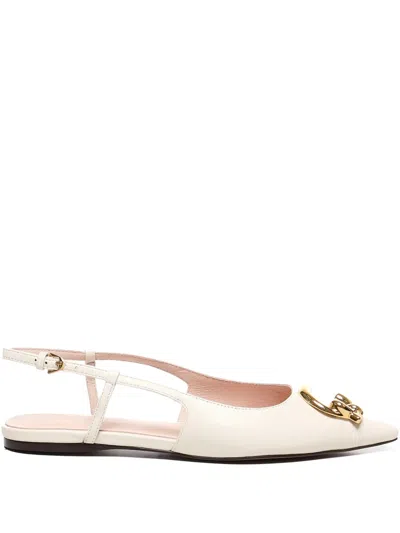 Coccinelle C-me Logo-detail Slingback Flat Pumps