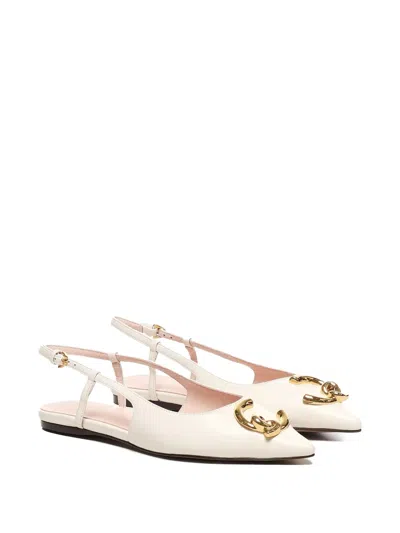 Coccinelle C-me Logo-detail Slingback Flat Pumps