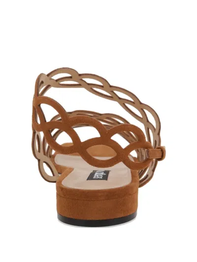 Sergio Rossi Cut-out Flat Sandals