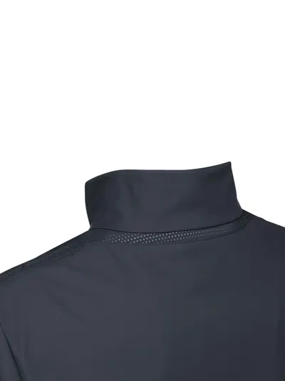 Geox Sapienza Quilted High-neck Jacket In Blue