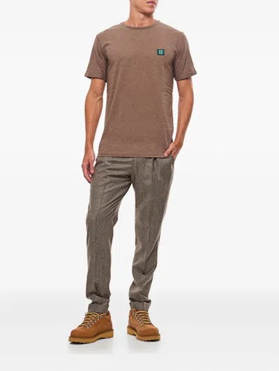 Pt Torino Pleated Check Trousers