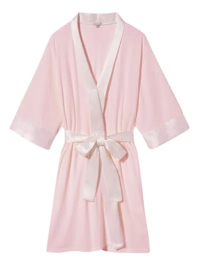 Pj Harlow Dreamwear Satin-trimmed Robe