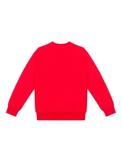 Moschino Bear-motif Sweatshirt In Red