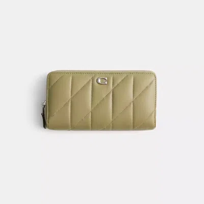 Coach Restored Accordion Zip Wallet With Pillow Quilting