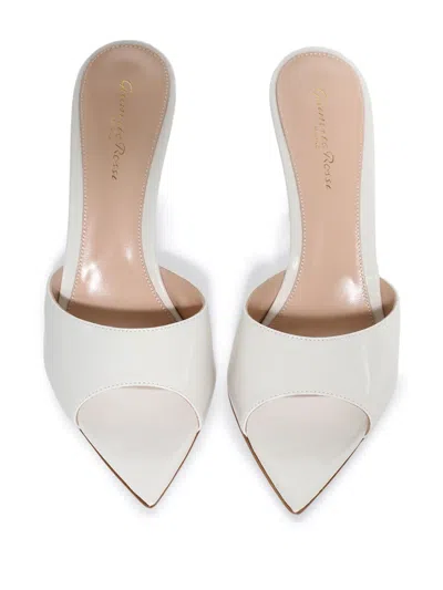 Gianvito Rossi 85mm Elle Sandals In White