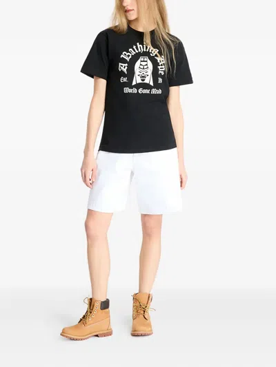 A Bathing Ape Mad General Graphic Tee In Black