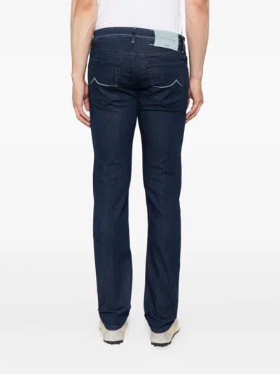 Jacob Cohen J-embroidered Jeans In Blue
