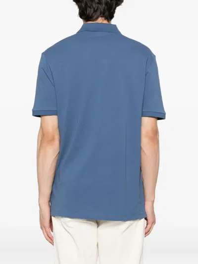 Hugo Boss Short-sleeves Polo Shirt In Blue
