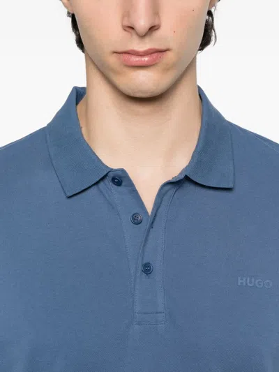 Hugo Boss Short-sleeves Polo Shirt In Blue