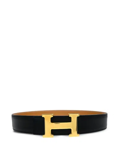 Pre-owned Hermes 1998 Constance H-buckle Leather Belt
