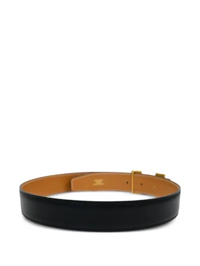 Pre-owned Hermes 1998 Constance H-buckle Leather Belt