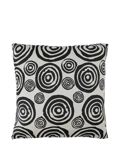 10 Corso Como Circle-print Cushion In Black