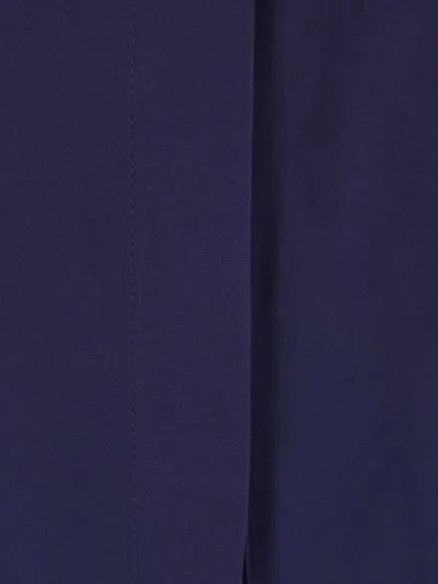 Alberto Biani Pocket Cotton-canvas Shirt In Blue