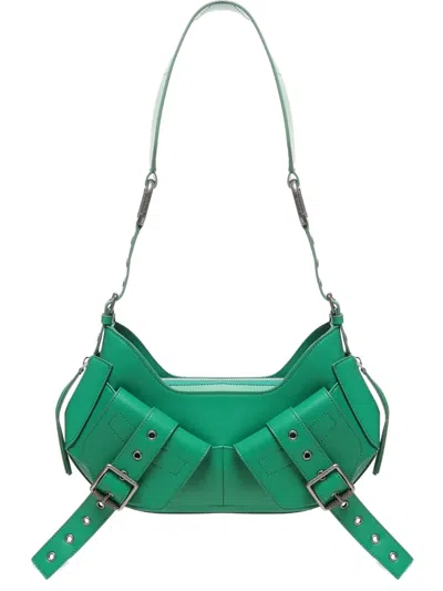 Biasia Small Buckle-strap Shoulder Bag