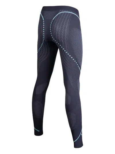 Uyn Seamless Patterned Base Layer In Blue