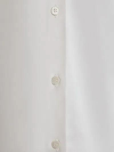 Bally High-neck Button-fasteningblouse In White