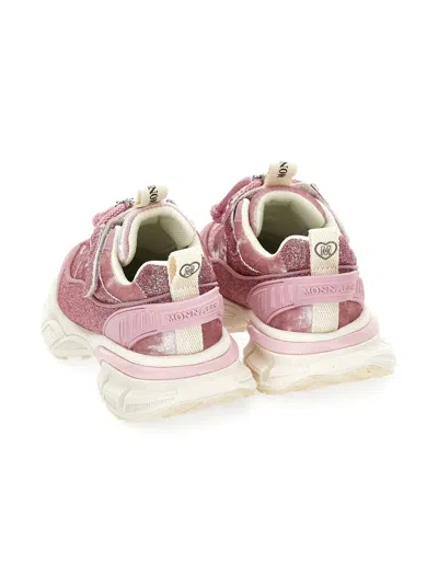 Monnalisa Glitter Sneakers In Pink