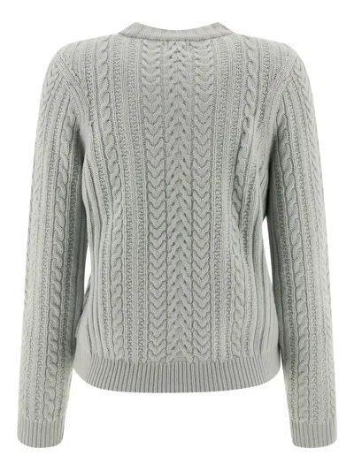 Ines De La Fressange Cable-knit Ribbed Sweater