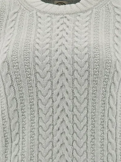 Ines De La Fressange Cable-knit Ribbed Sweater