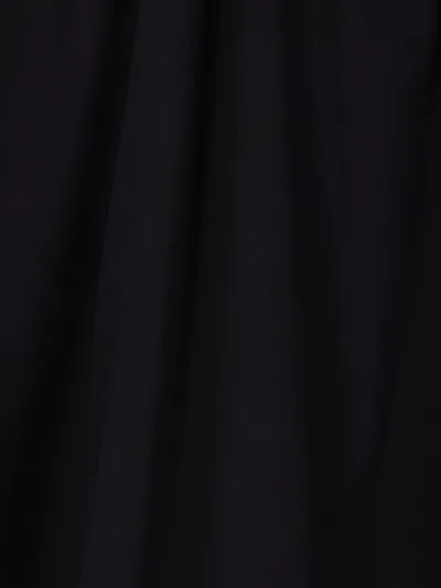 Noir Kei Ninomiya Balloon Puff-sleeve Midi Dress In Black