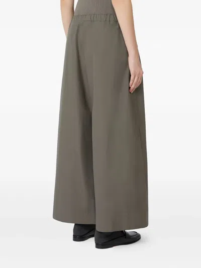 S Max Mara Drawstring Trousers In Gray