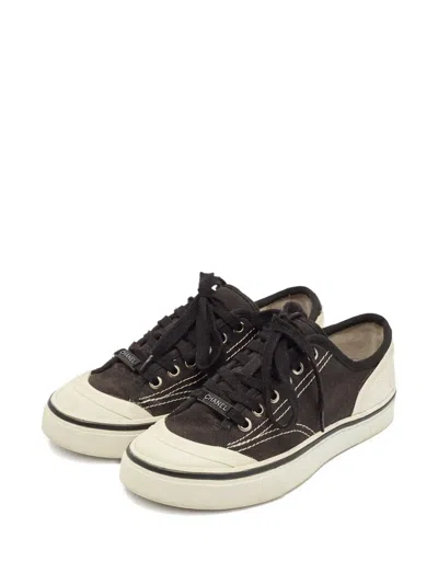 Pre-owned Chanel 2023 Canvas Sneakers In Black