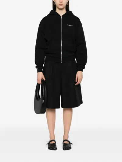 Coperni Black Disney Maleficent Zip Up Hoodie In Black