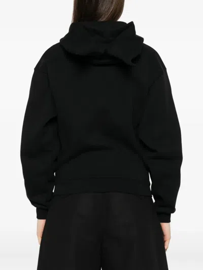 Coperni Black Disney Maleficent Zip Up Hoodie In Black