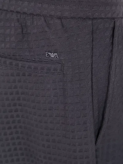 Emporio Armani Man Pants Black Size Xs Modal, Wool