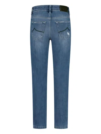 Jacob Cohen Distressed Jeans In Blue