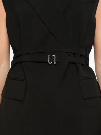 Sportmax Belted Blazer In Black
