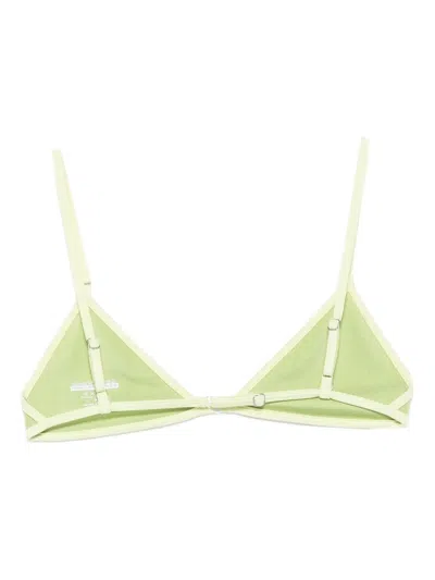 Roberta Einer Triangle-cup Bikini Top In Green