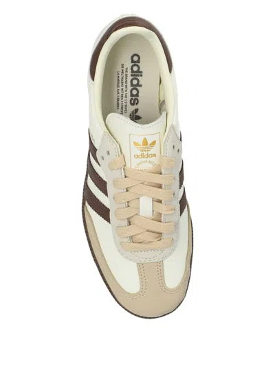 Adidas Originals Low-top Samba Sneaker With Gum Sole In Neutral