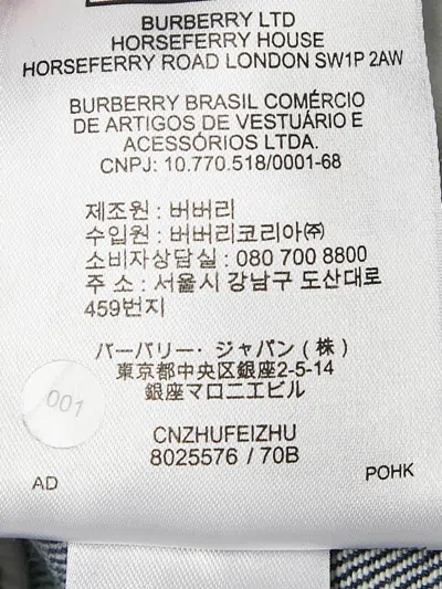 Pre-owned Burberry 2023 Chain-embellished Jeans