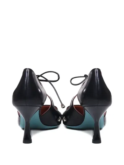 Fratelli Russo Lace-up Cut-out Pumps
