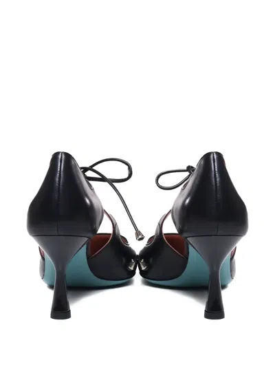 Fratelli Russo Lace-up Cut-out Pumps