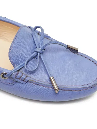 Pre-owned Tod's Vintage 2024 Bow-embellished Loafers In Blue
