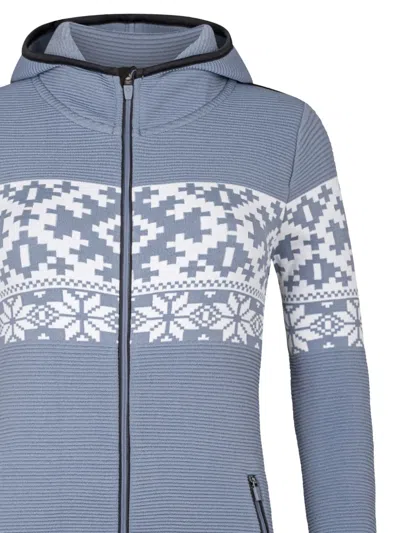 Newland Marianne Zip-up Jacket In Blue