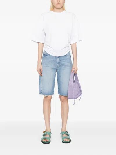 Mother Denim Shorts In Blue