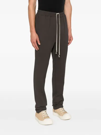 Rick Owens Virgin Wool Track Pants In Black