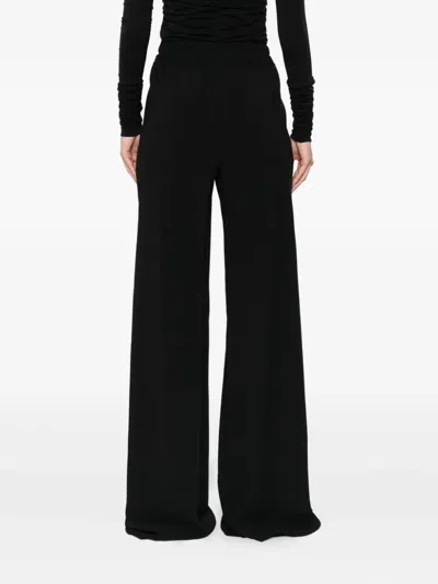 Rick Owens Drawstring Trousers In Black