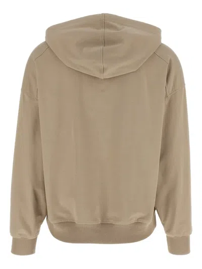 Brunello Cucinelli Hooded Kangaroo Pocket Top With Ribbed Cuffs