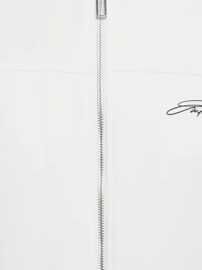 Pre-owned Emporio Armani 2021 Zip-up Hoodie In White