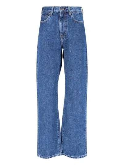 Carhartt "noxon" Straight Jeans In Blue