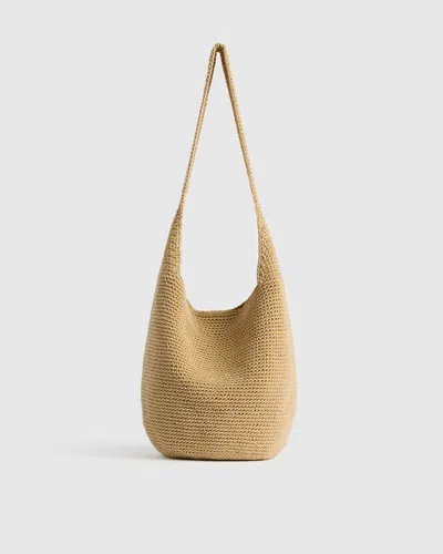 Quince Women's Hand Crochet Hobo Shoulder Bag
