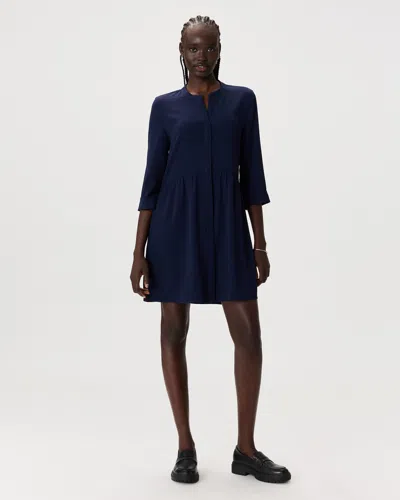 Quince Women's Fluid Crepe Shirt Dress