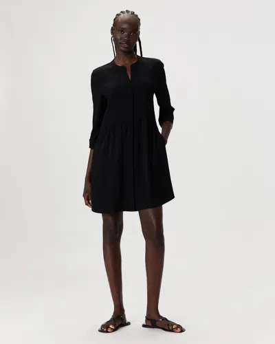 Quince Women's Fluid Crepe Shirt Dress