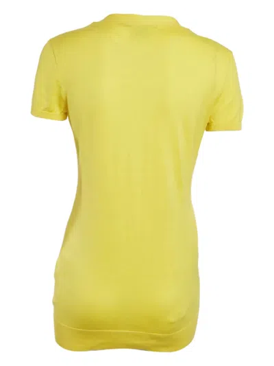 Pre-owned Polo Ralph Lauren Polo Pony Cardigan In Yellow