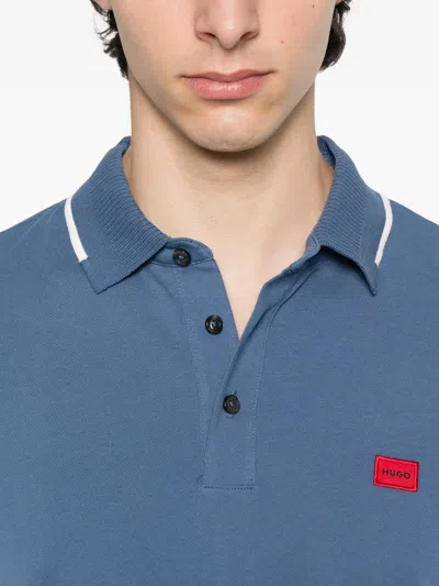 Hugo Boss Cotton Sweaters In Blue